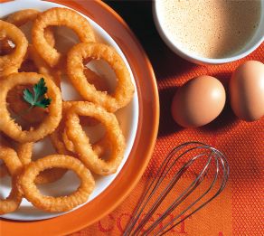 Battered squid rings
